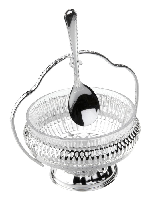 [England Silverware] Jam dish with 1 Spoons (SOLD OUT)