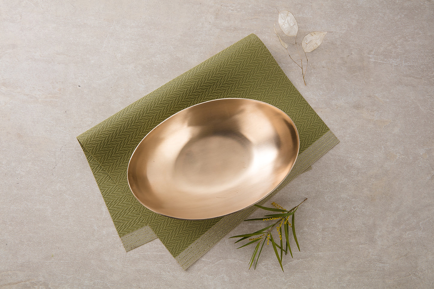 Bangjja Yugi Fresh Salad / Pasta Oval Bowl [250 x 175 x 58mm / Large]