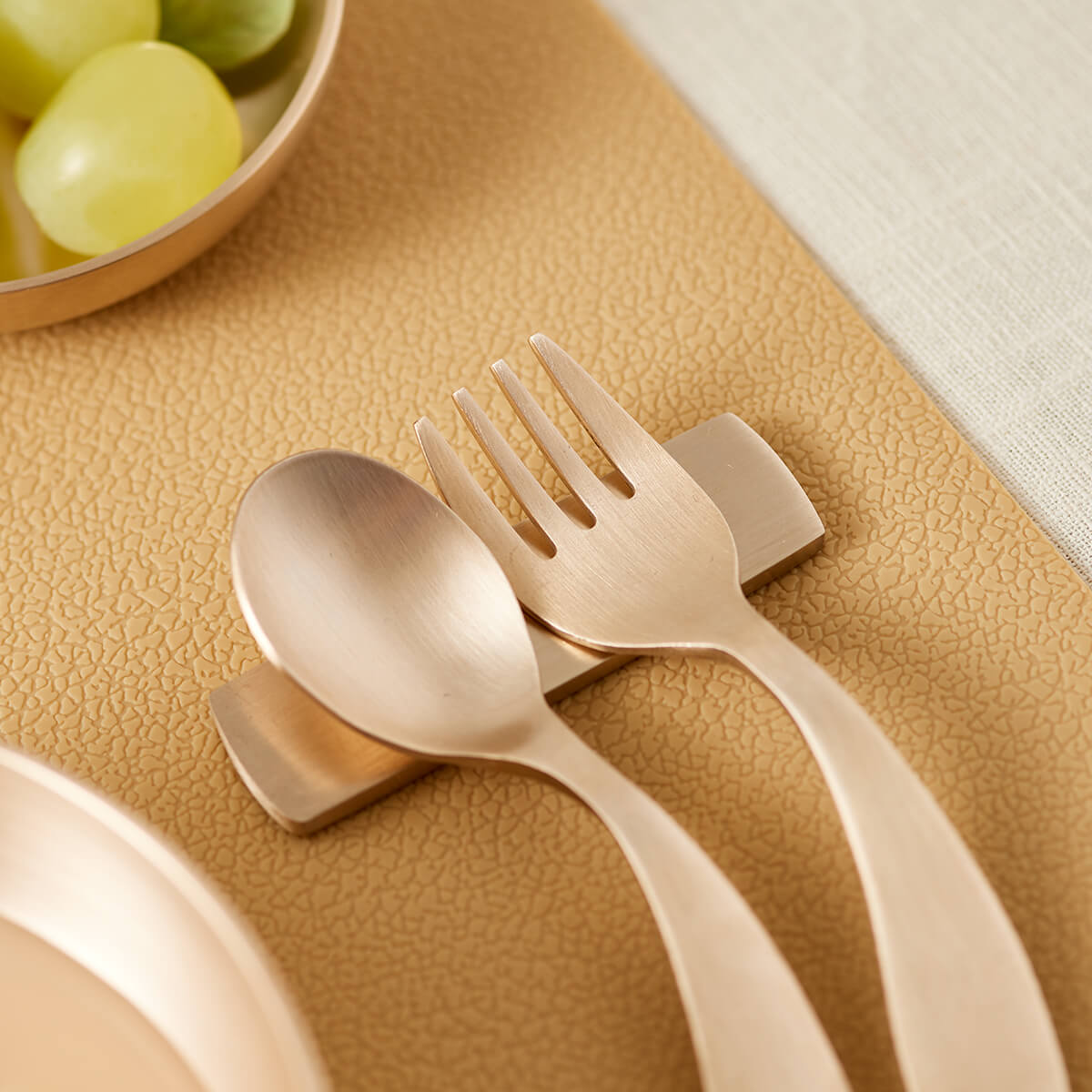 Bangjja Yugi Dodam Baby [Fork 1p & Spoon 1p] 2P Cutlery Set