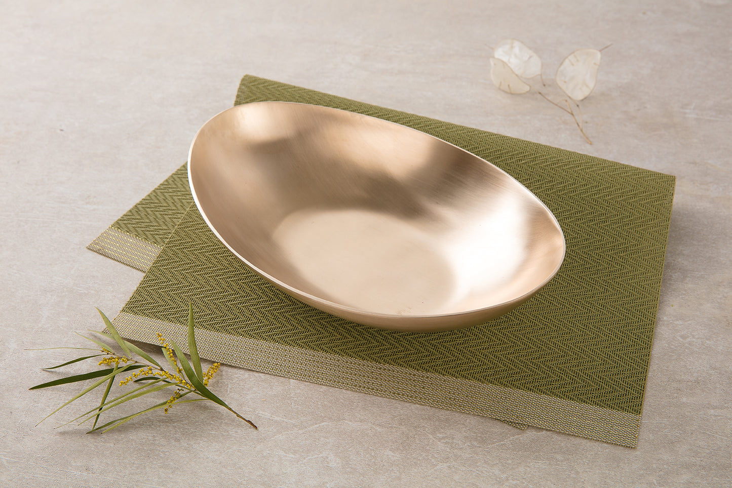 Bangjja Yugi Fresh Salad / Pasta Oval Bowl [250 x 175 x 58mm / Large]
