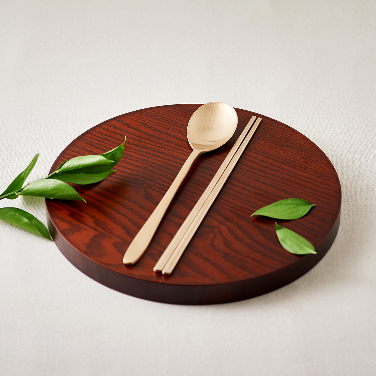 Bangjja Yugi Korean Spoon & Chopstick [2-Person Set] + Custome Engraving (Optional)