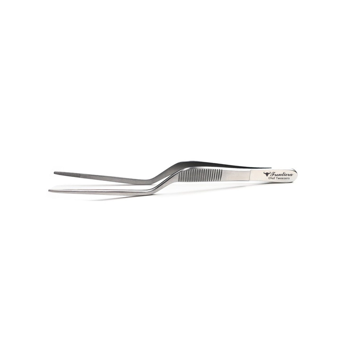 High Precision Offset Chef's Tweezers (14cm/5.5") GREY