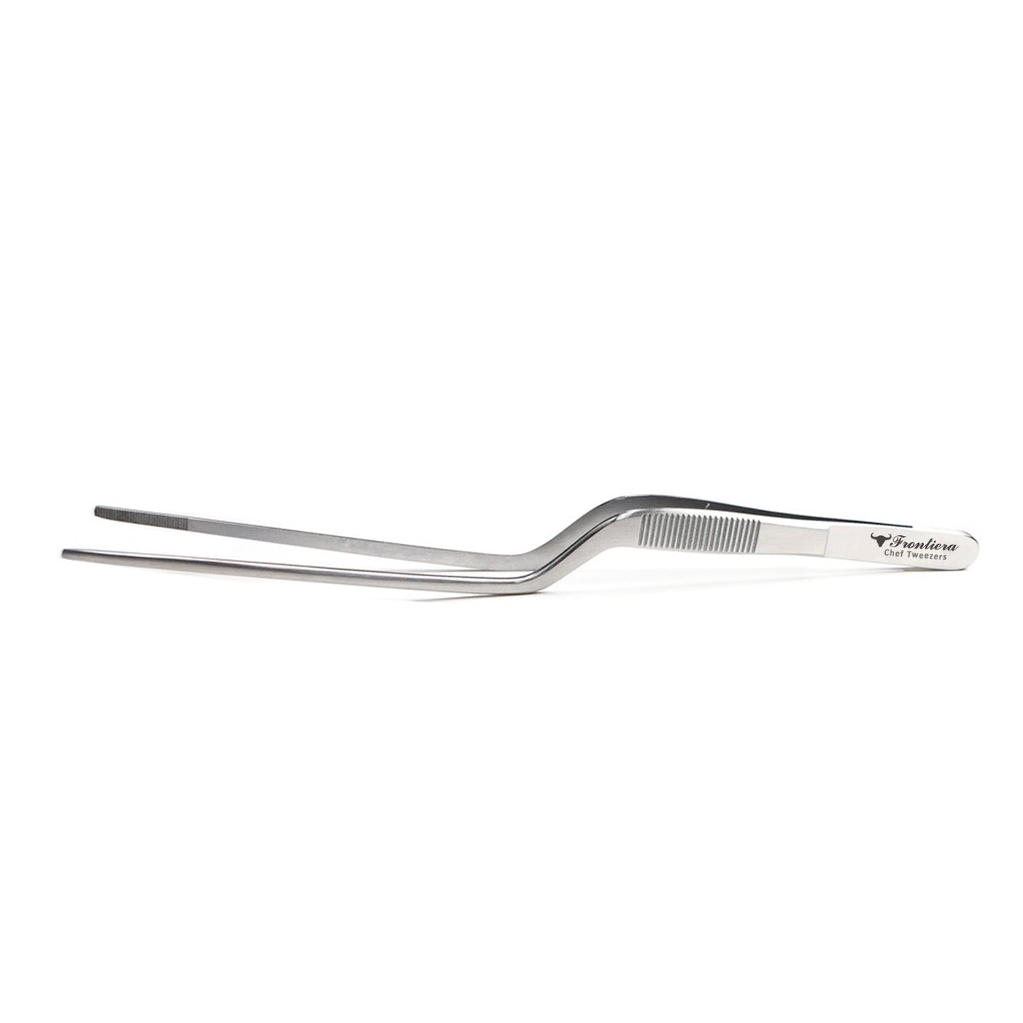 High Precision Offset Chef's Tweezers (20cm/7.87") GREY + Custome Engraving (Optional)