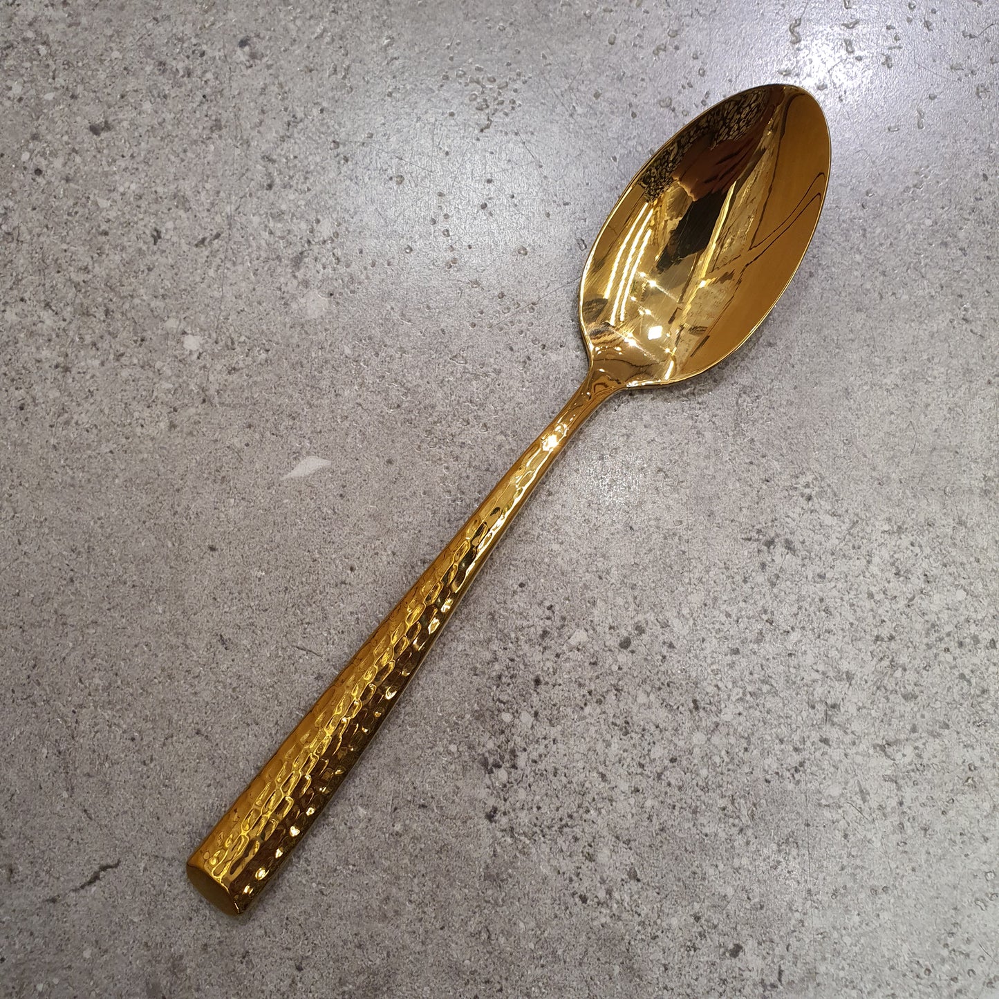Frontiera Hammered Gold Table Spoon 208mm