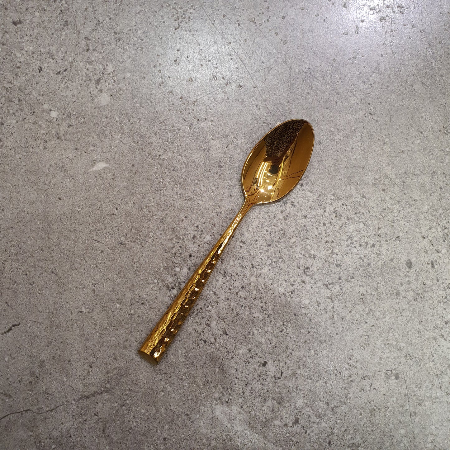 Hammered Gold Coffee Spoon 146mm
