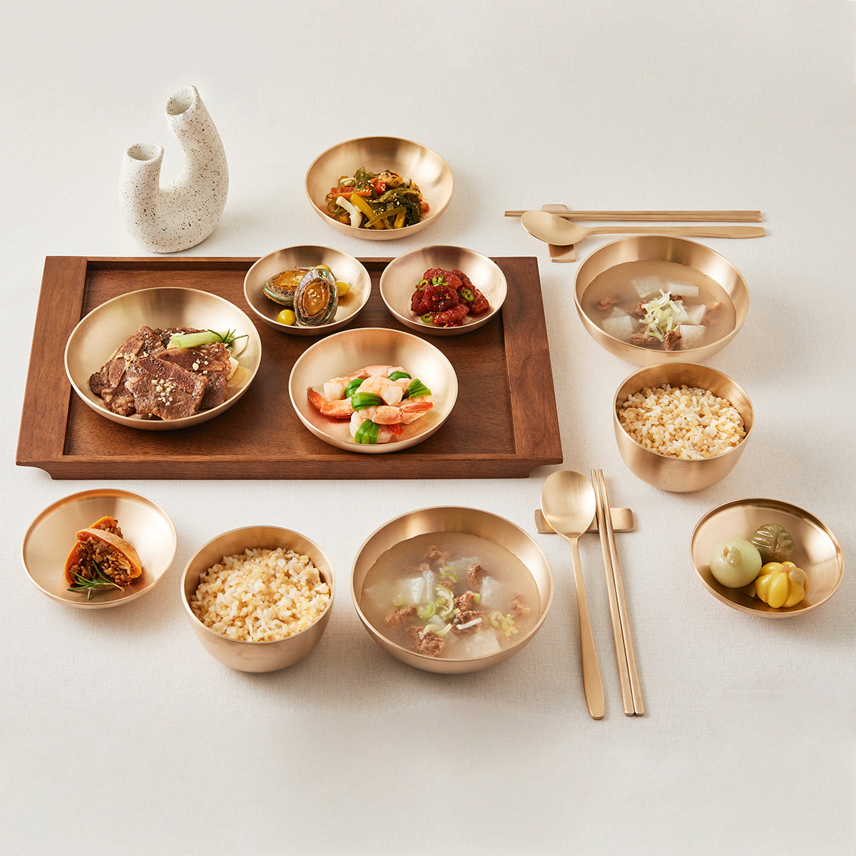 Bangjja Yugi Medium Banchan (Side Dish) Plate [128 X 26mm]