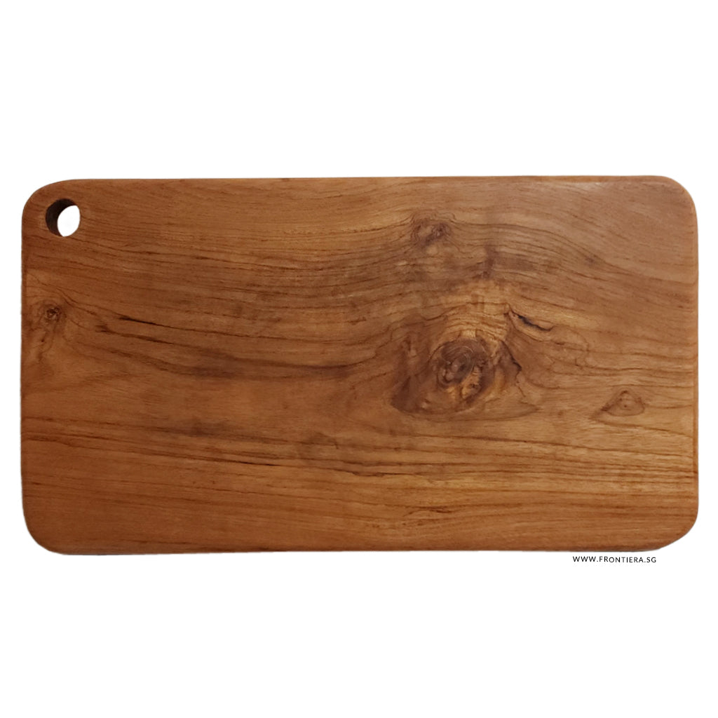 Teakwood Cutting Board 400mm + Custome Engraving (Optional)