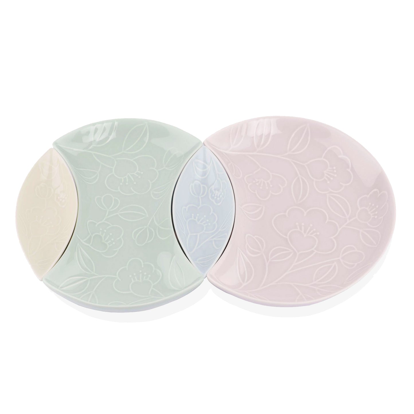 Refreshing 4-Pieces Plate Set