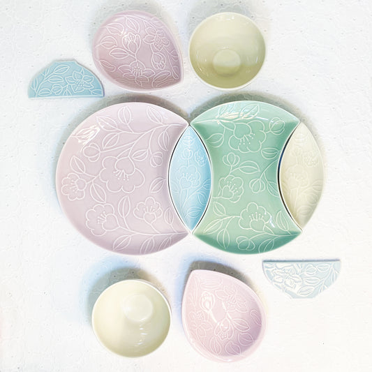 2-Person (10-pcs) Couple Dinnerware Set