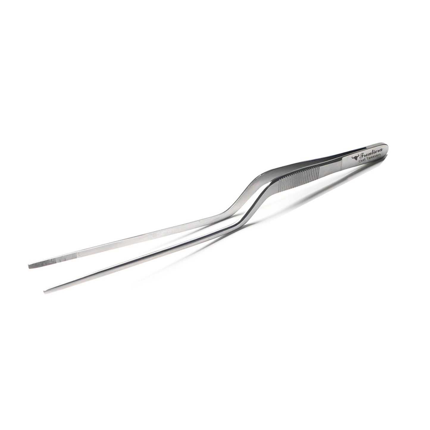 High Precision Offset Chef's Tweezers (20cm/7.87") GREY + Custome Engraving (Optional)