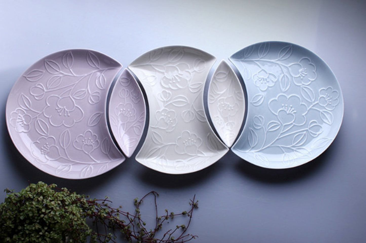 Refreshing 4-Pieces Plate Set