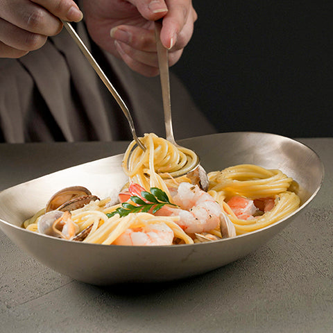 Bangjja Yugi Fresh Salad / Pasta Oval Bowl [250 x 175 x 58mm / Large]
