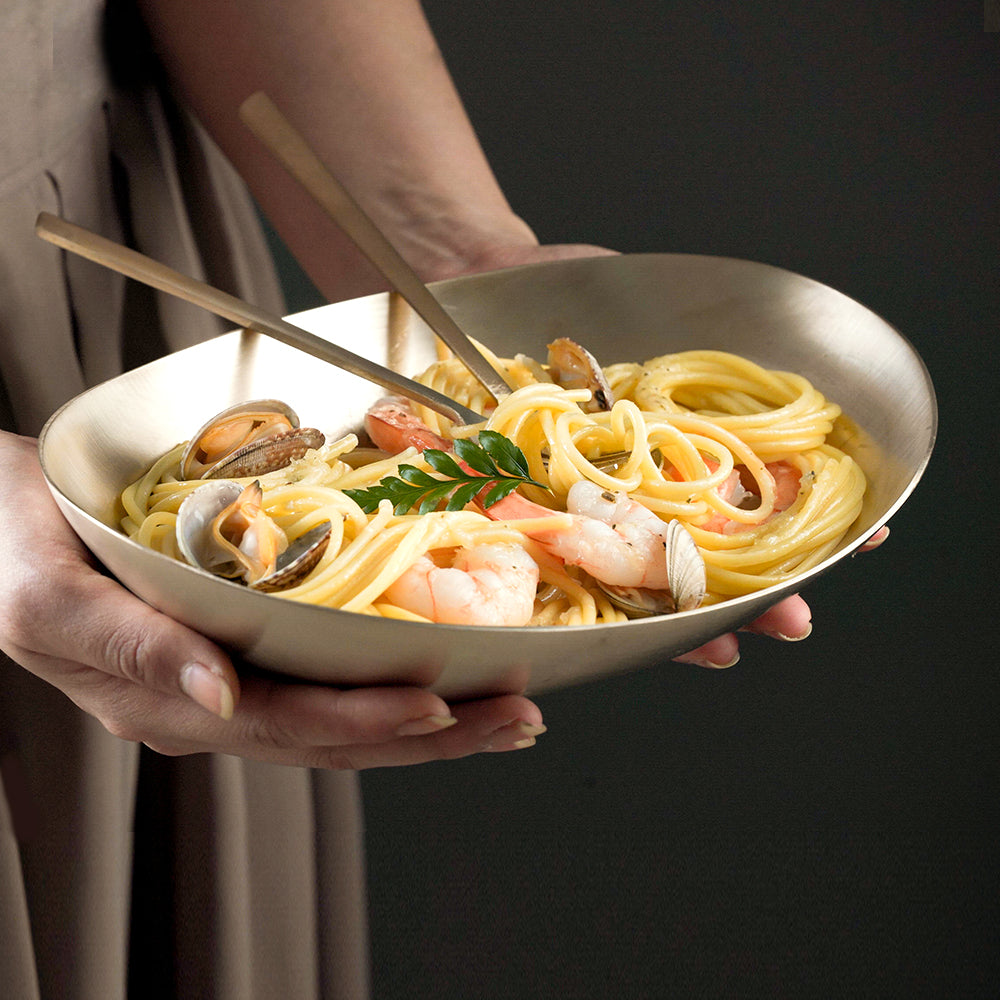 Bangjja Yugi Fresh Salad / Pasta Oval Bowl [250 x 175 x 58mm / Large]