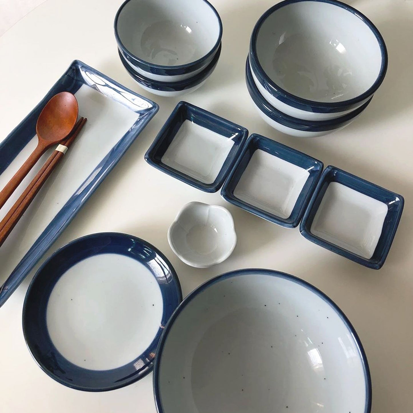 Blue Moon Salad Plate (Size 2) 17.5cm (1pc/4pcs Set)