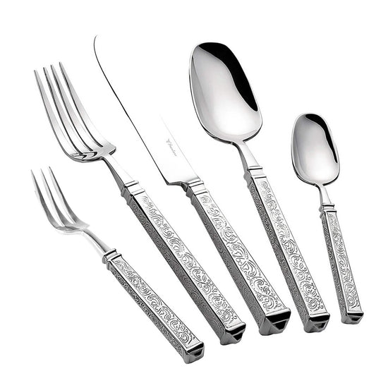 Baroque premium quality stainless steel cutlery set