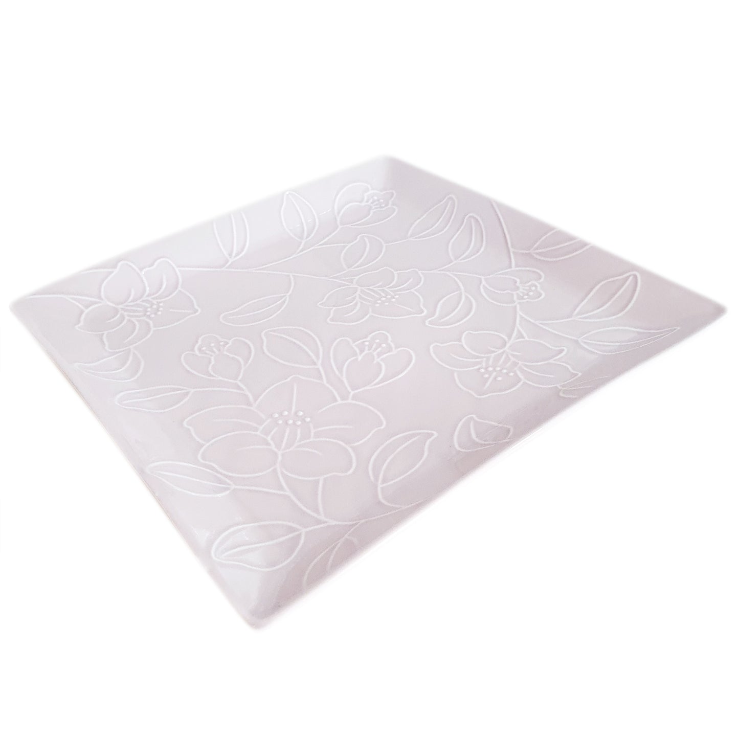 Refreshing Square Dinner/Sharing Plate 280mm (Baby Pink Color)