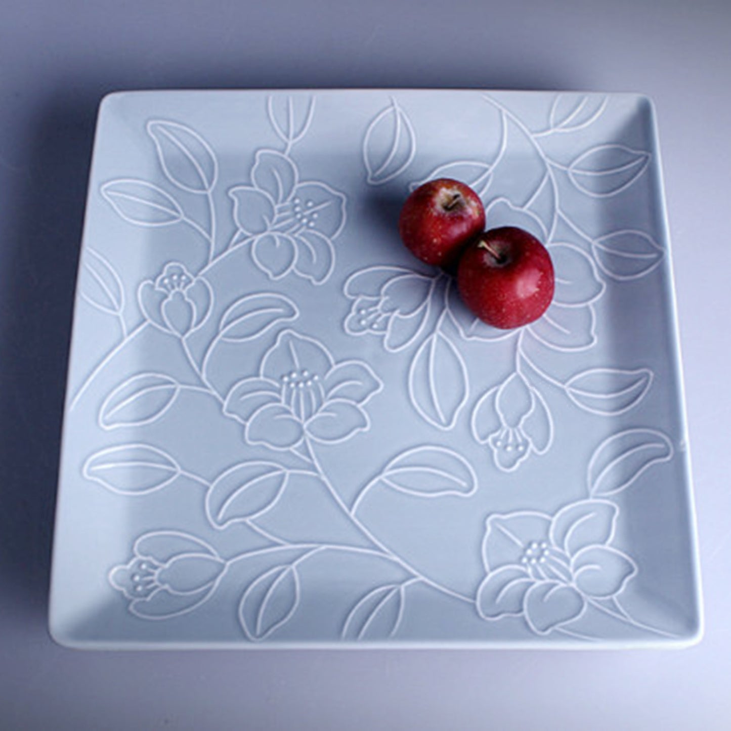Refreshing Square Dinner/Sharing Plate 280mm (Dark Brown Color)