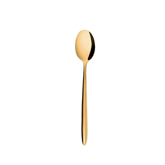 Epic Brushed Full Gold Coffee Spoon