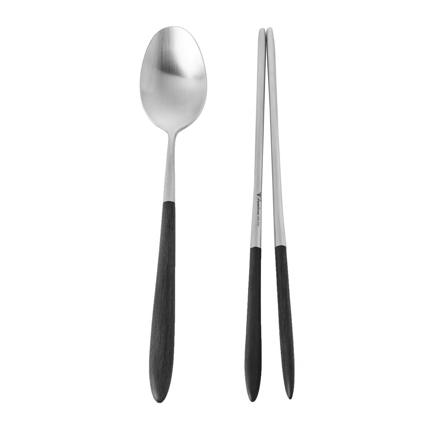 Epic Black Oriental Spoon 210mm / Chopsticks 220mm