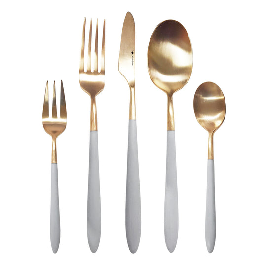 Frontiera Epic Grey Gold 20Pcs, 4-Person Cutlery Set