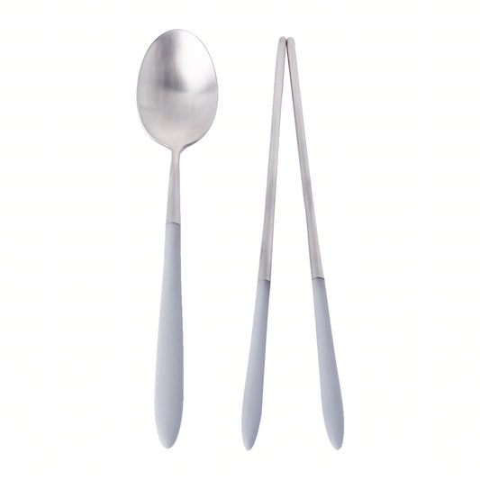 Epic Grey Oriental Spoon 210mm / Chopsticks 220mm