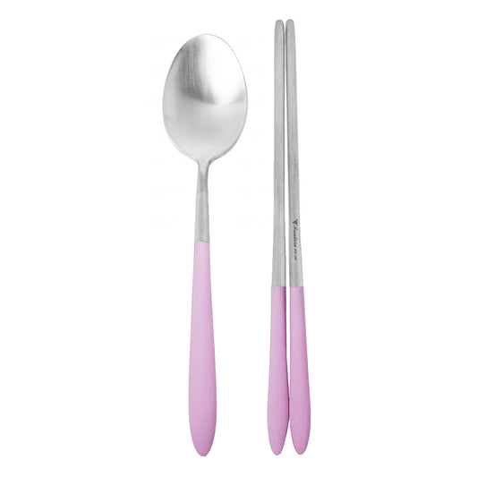 Epic Pink Oriental Spoon 210mm / Chopsticks Set 220mm
