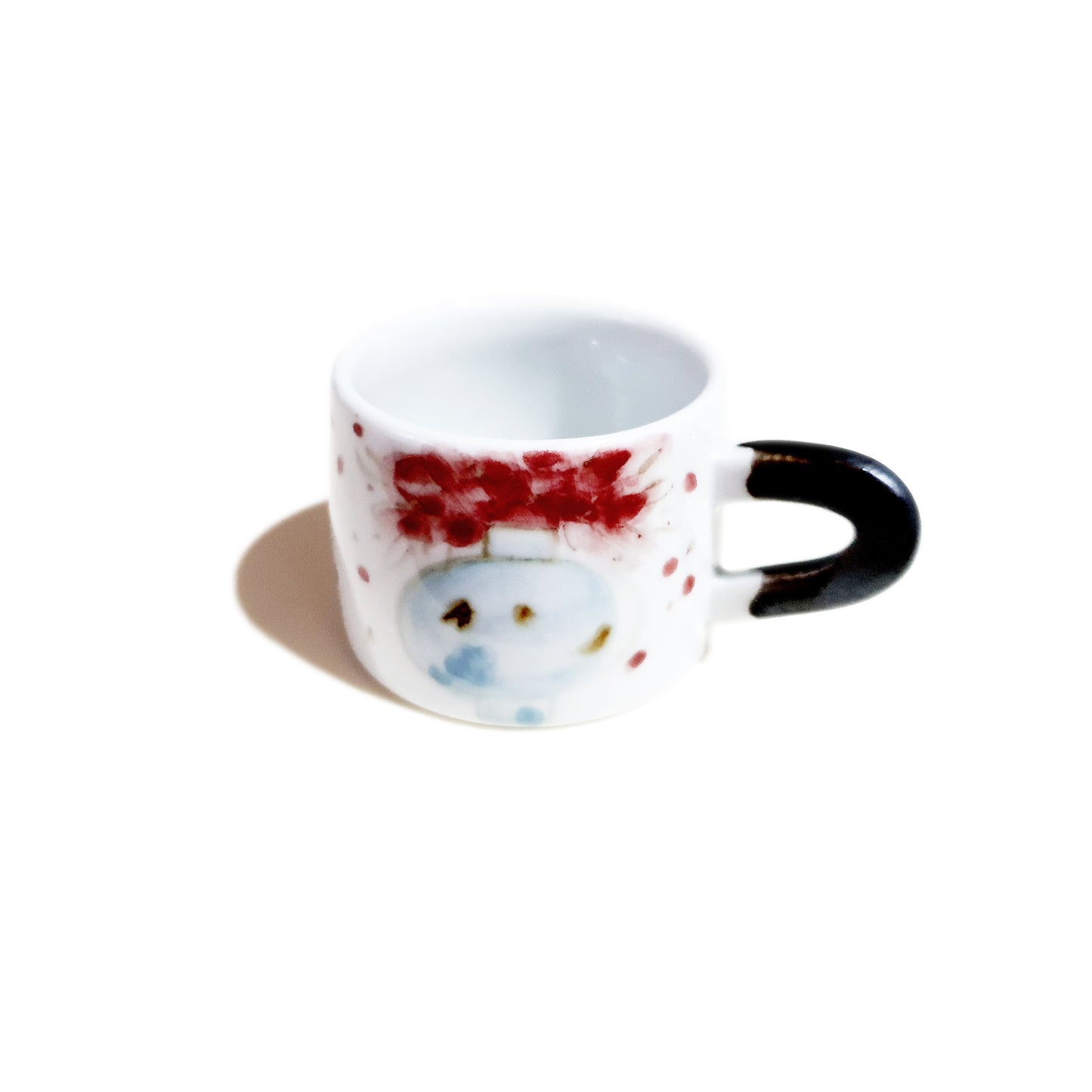 Flower Vase Espresso Cup & Saucer Set