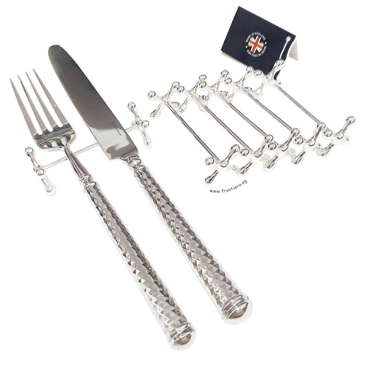 [England Silverware] Knife / Chopstick Rest [Set of 6]