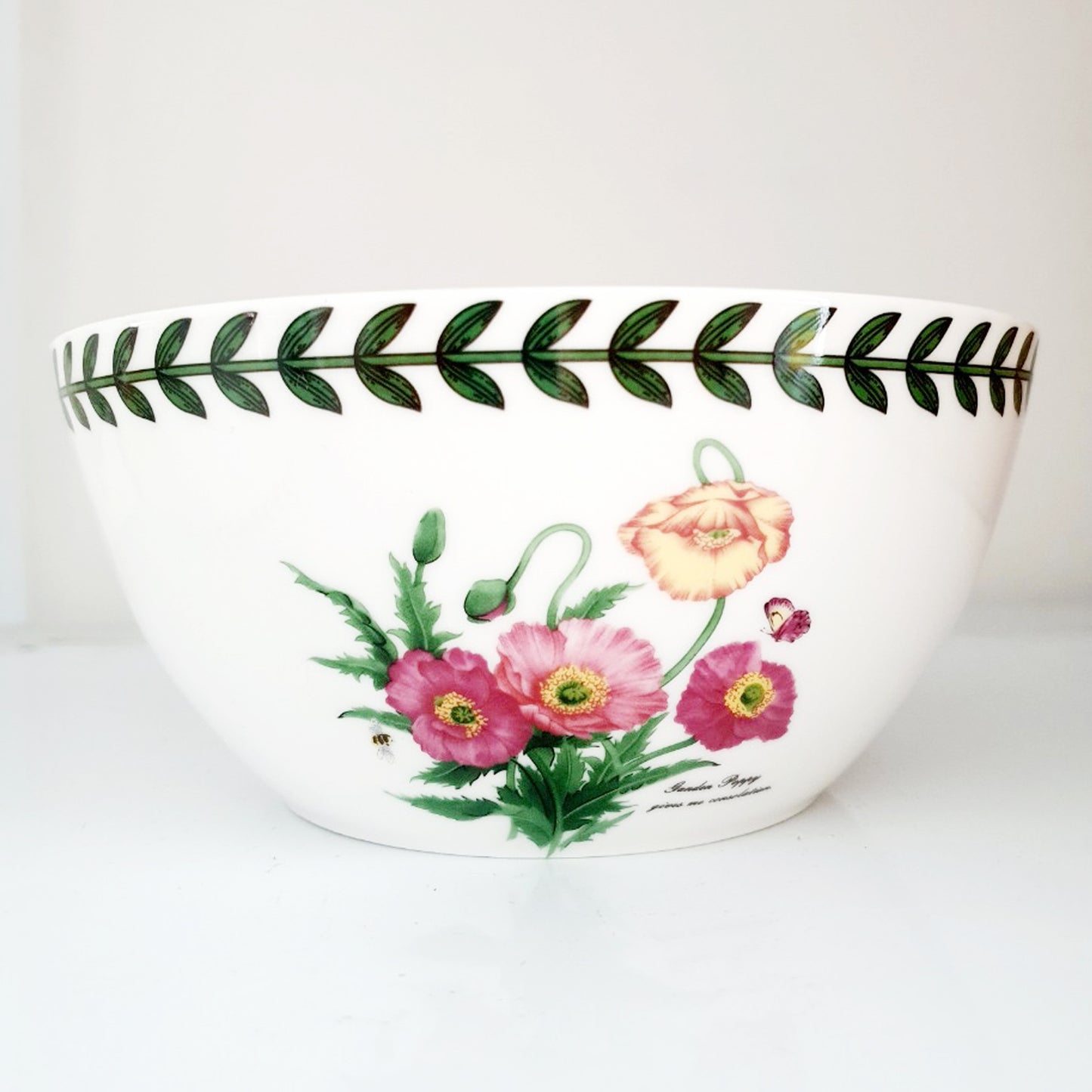 1+1 [Bone China] Floral Garden Ceramic Noodle Bowl 177mm (2P)