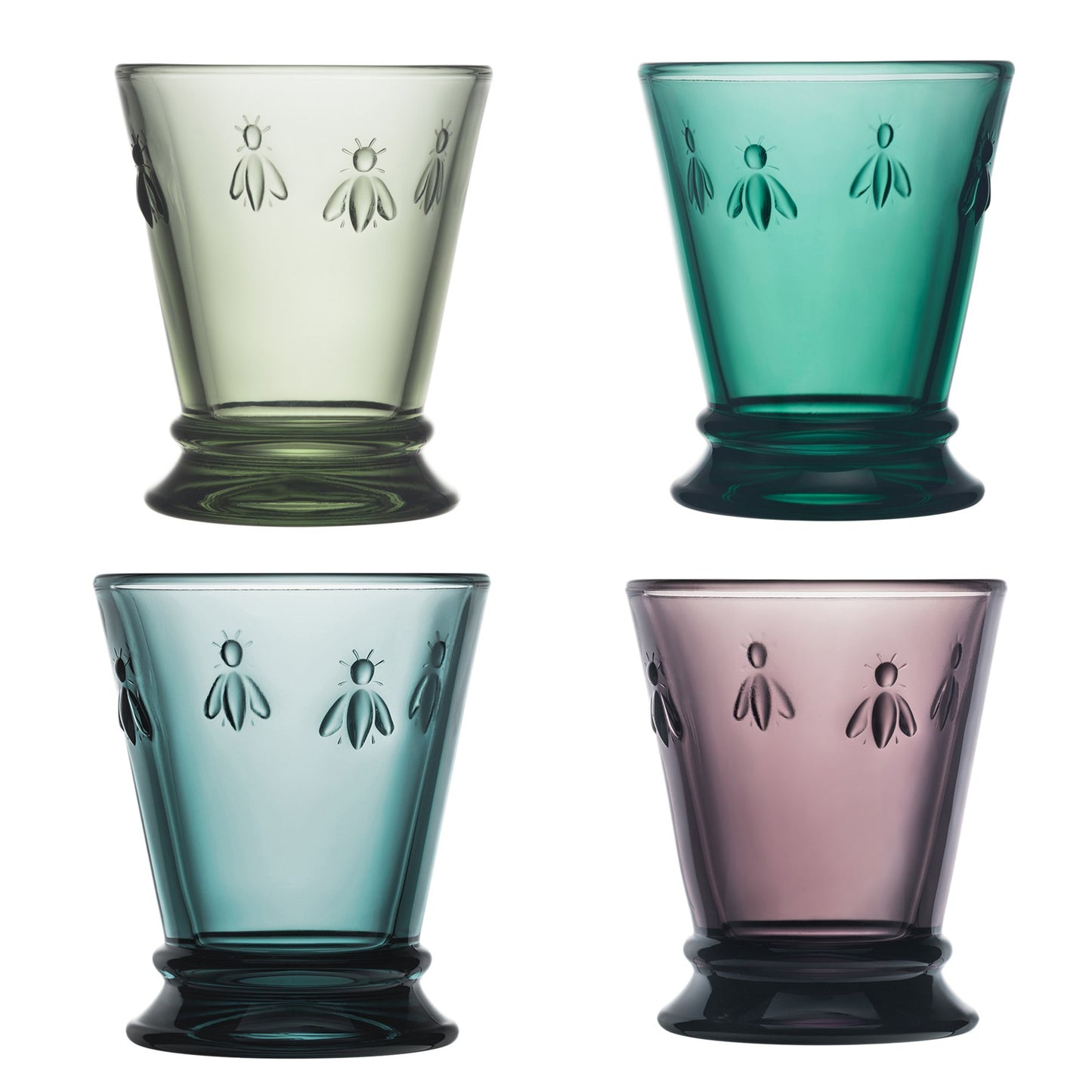 Abeille Bee 4 Assorted Colours Tumbler [Set of 4]