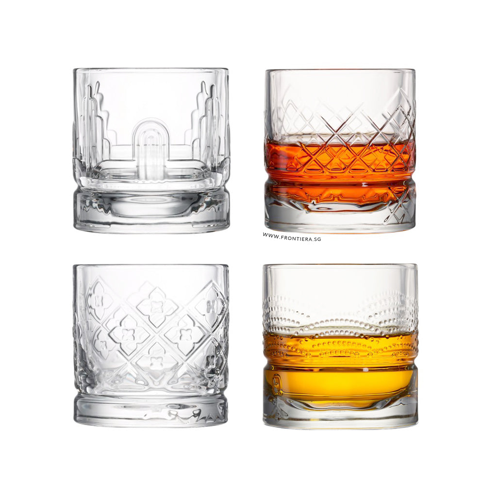 Dandy Whisky Glass Assorted [Set of 4]