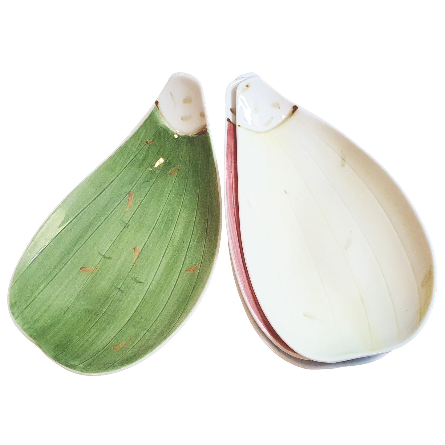 Flower Petal Appetizer Plate 185mm (Sky)