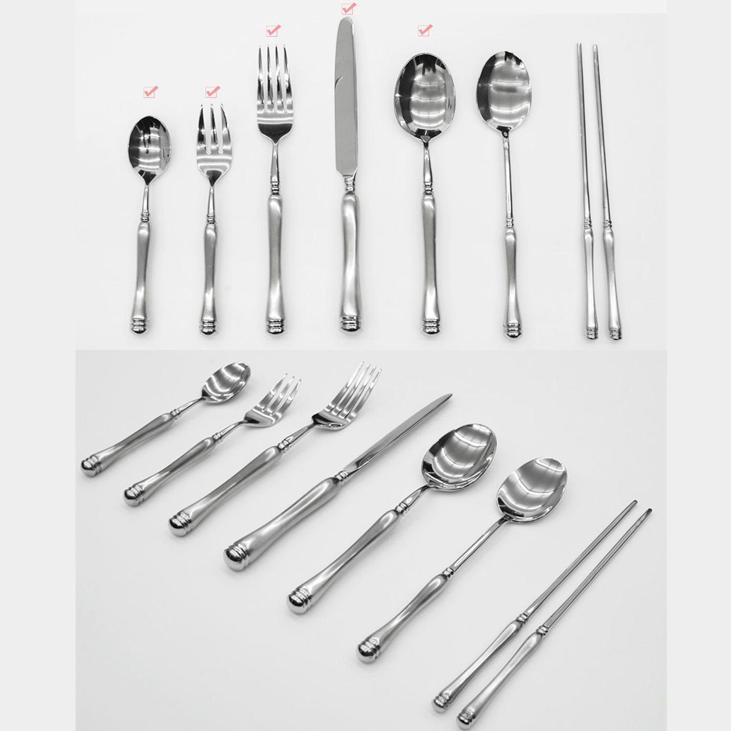 Modern-Swan Cutlery Set of (4-Person Set)