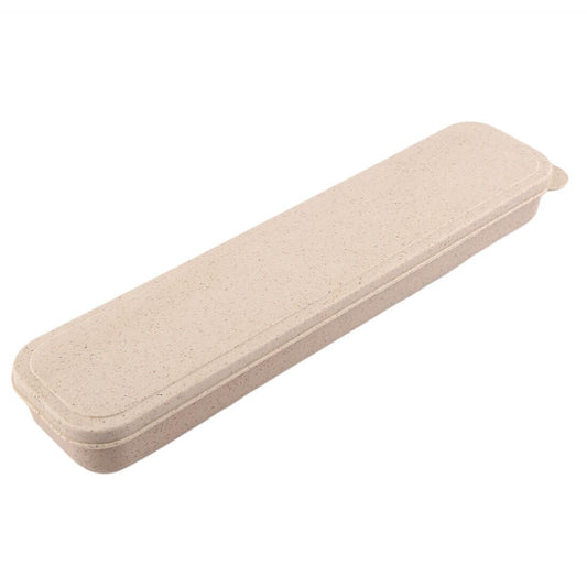 Eco friendly wheat material cutlery case (Cream)