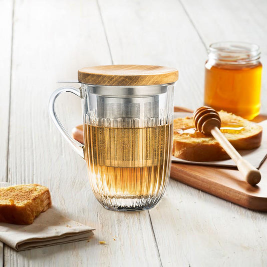 Ouessant Tea Infuser Mug Glass Set [SOLD OUT]