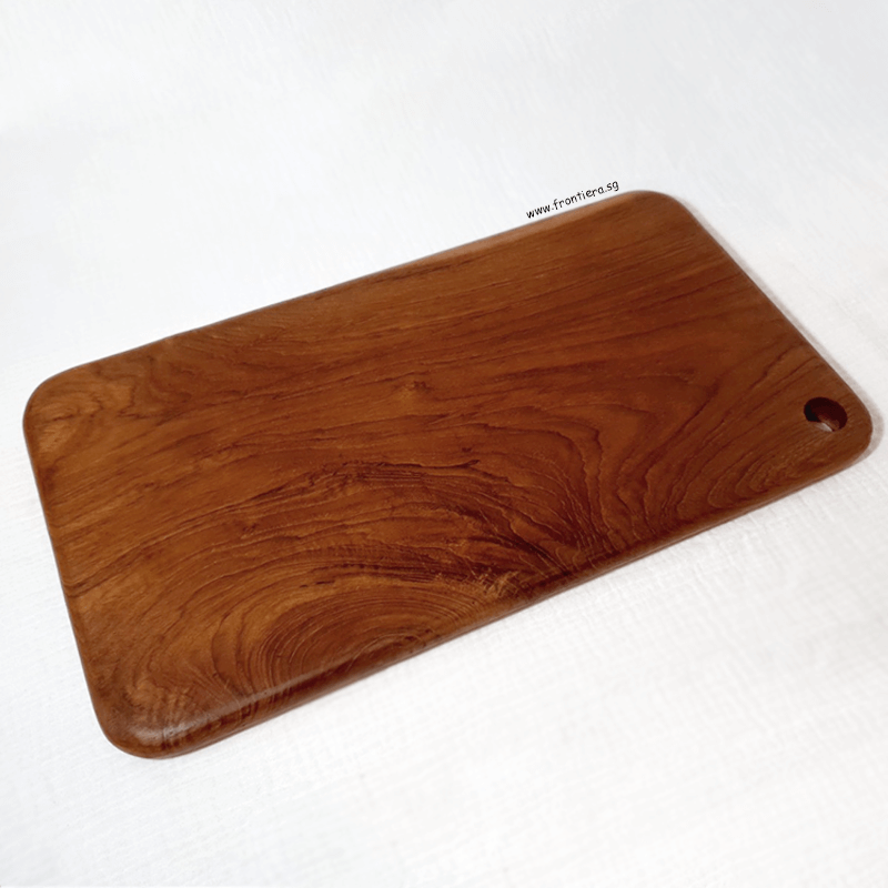 Teakwood Cutting Board 400mm + Custome Engraving (Optional)