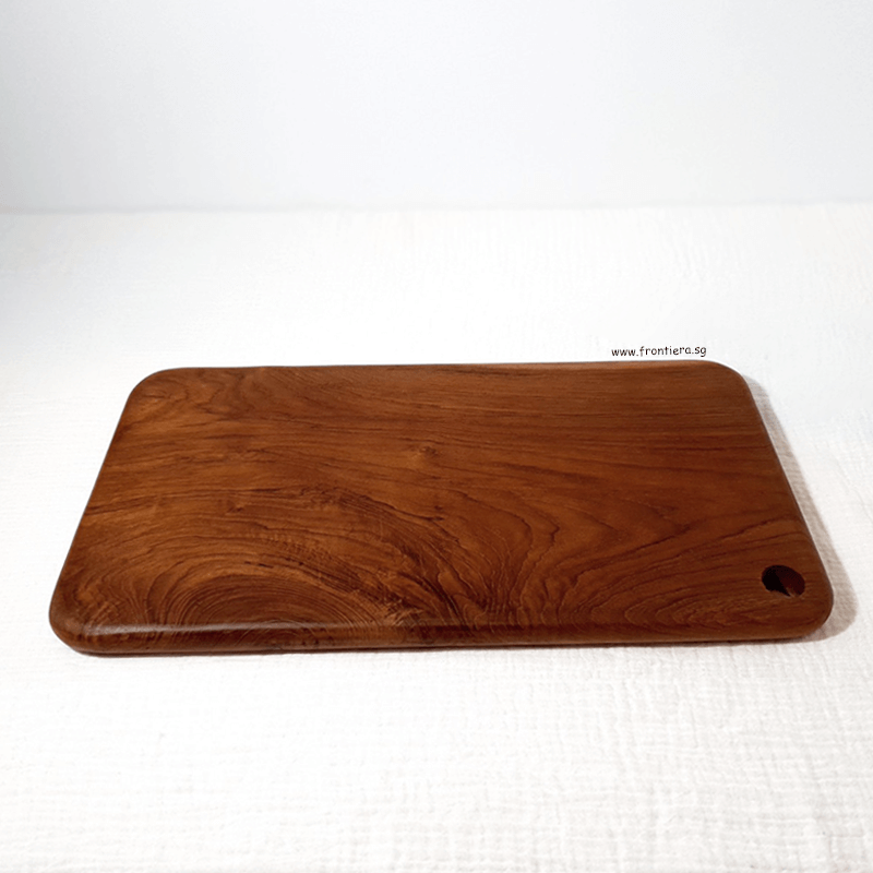 Teakwood Cutting Board 400mm + Custome Engraving (Optional)