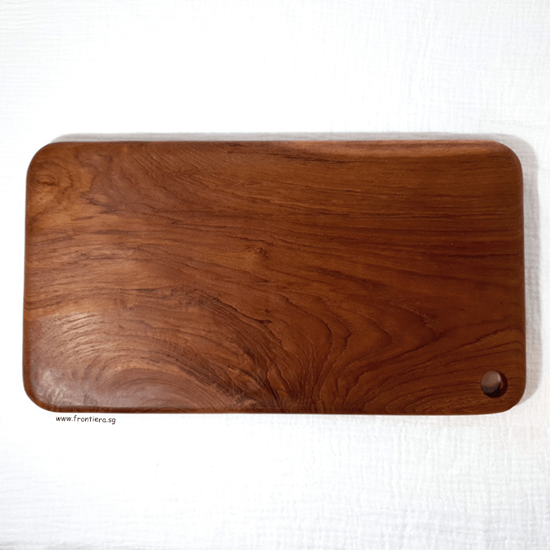 Teakwood Cutting Board 400mm + Custome Engraving (Optional)