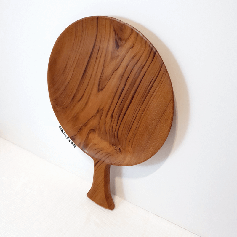 Teakwood Pizza/Cheese Board Tray with Handle 360mm