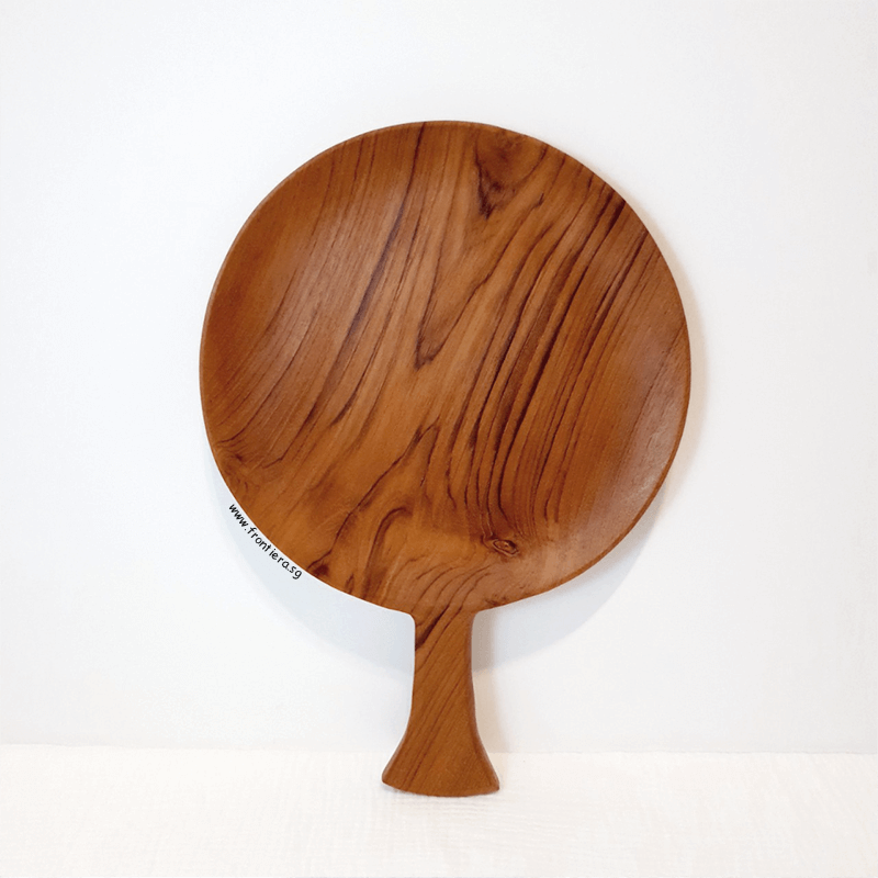 Teakwood Pizza/Cheese Board Tray with Handle 360mm