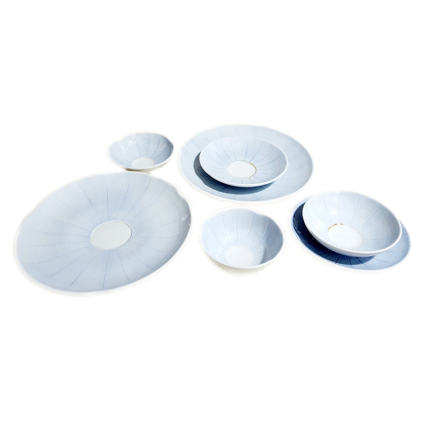 Flower Petal Dinner Plate (L) 270mm (1pc/4pcs Set)