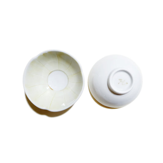 Flower Petal Yellow Saucer 100mm (1pc/4pcs Set)