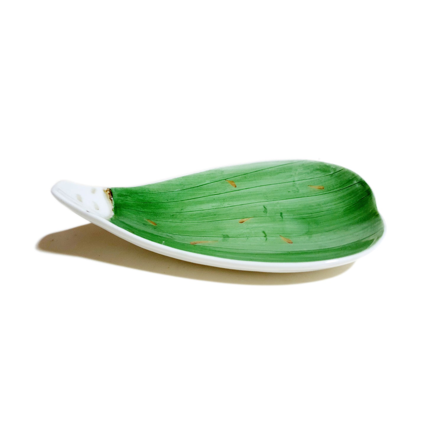 Flower Petal Appetizer Plate 185mm (Green)