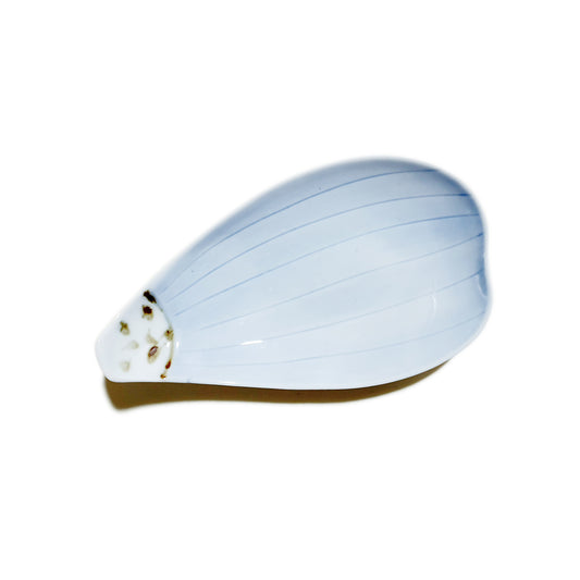 Flower Petal Appetizer Plate 185mm (Sky)