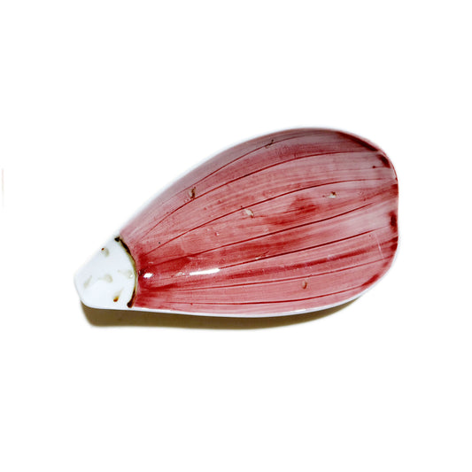 Flower Petal Appetizer Plate 185mm (Red)