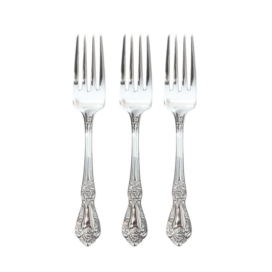 Rose 3-Pcs Cake Fork 157mm