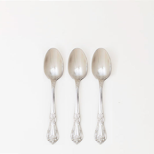 Rose 3-Pcs Coffee Spoon 152mm
