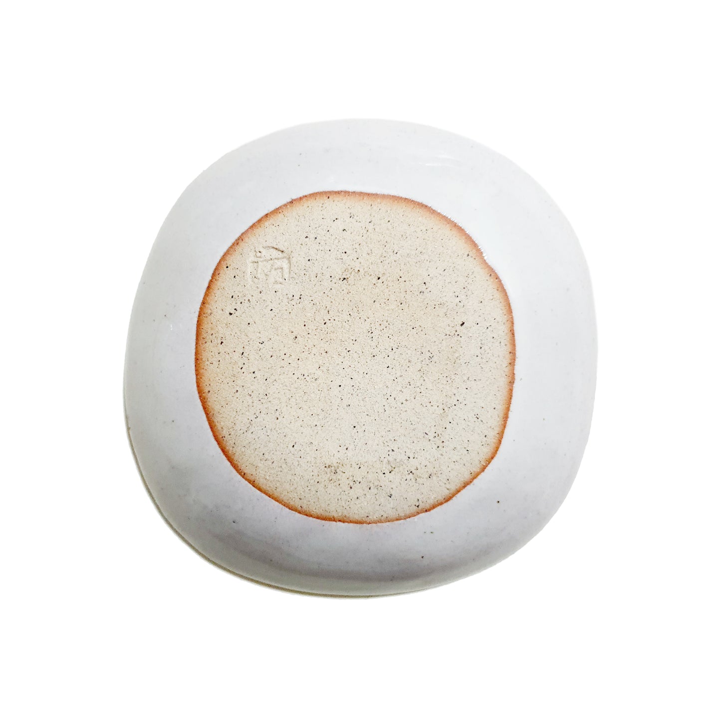 Roundish Square Dish 150mm (Cream Color)