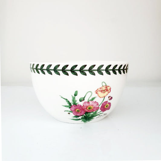 [Bone China] Floral Garden Ceramic Rice Bowl 113mm