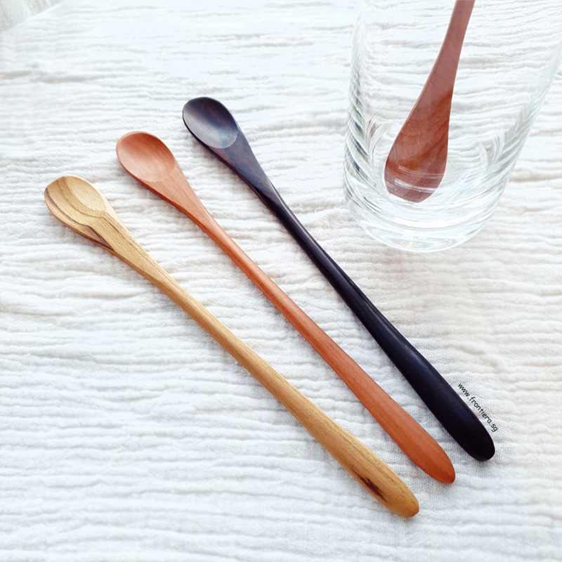 Sawowood Long Spoon 200mm [Set of 2]